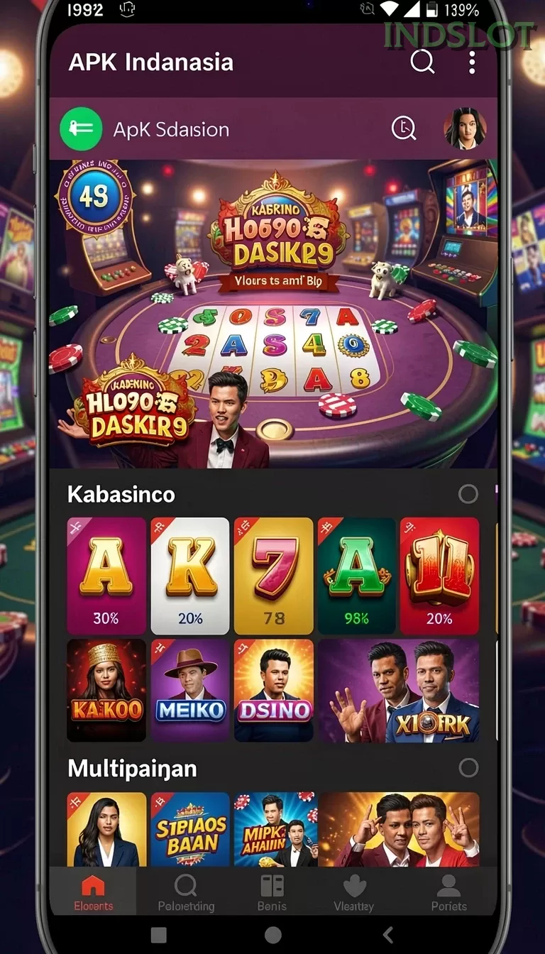 Cuplikan layar BW888 — halaman utama