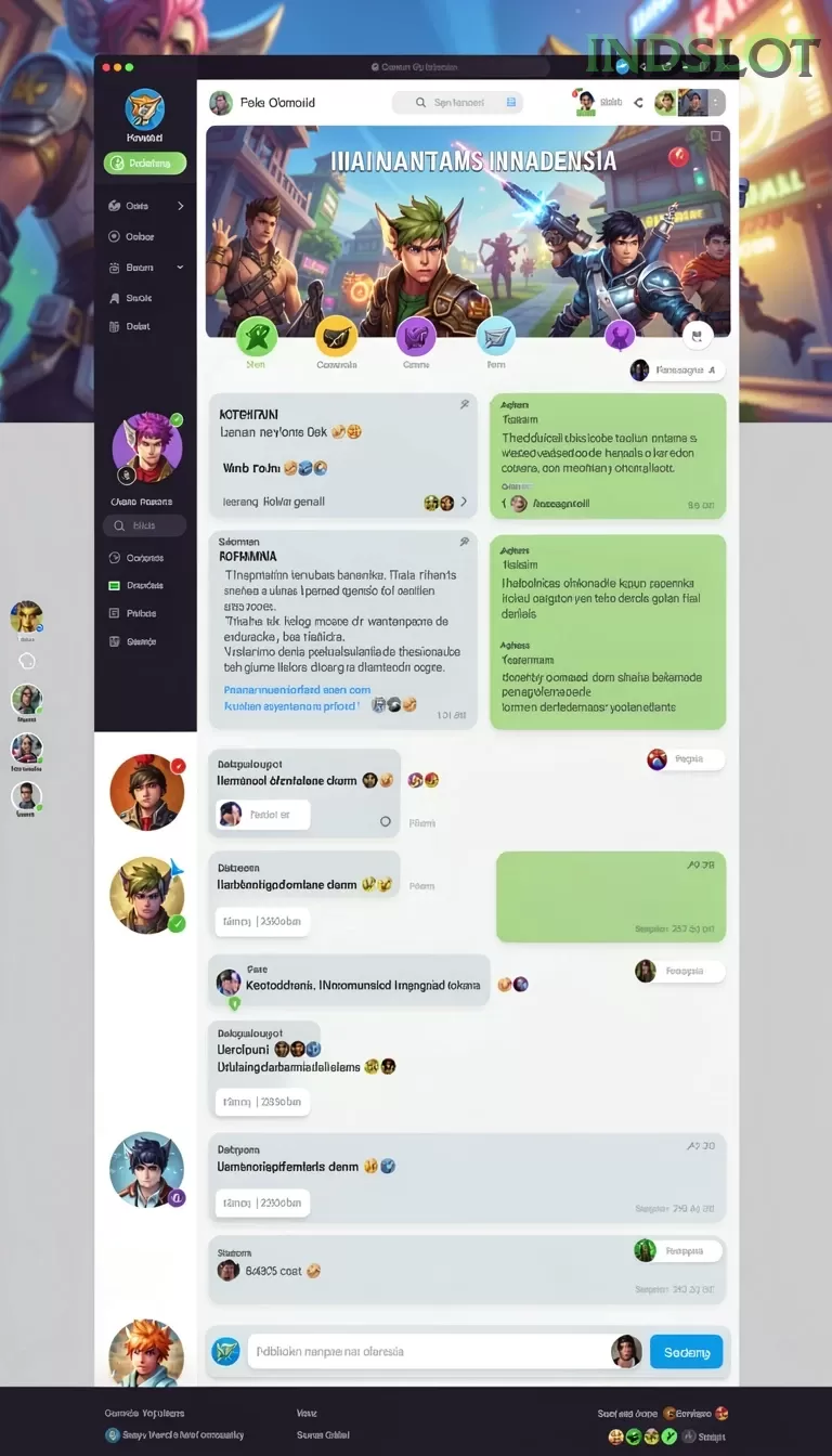 Cuplikan layar MAINZEUS — menu navigasi